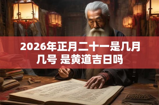 2026年正月二十一是几月几号 是黄道吉日吗