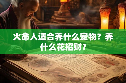 火命人适合养什么宠物？养什么花招财？