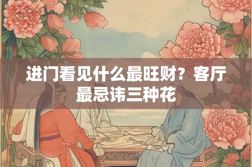 进门看见什么最旺财？客厅最忌讳三种花