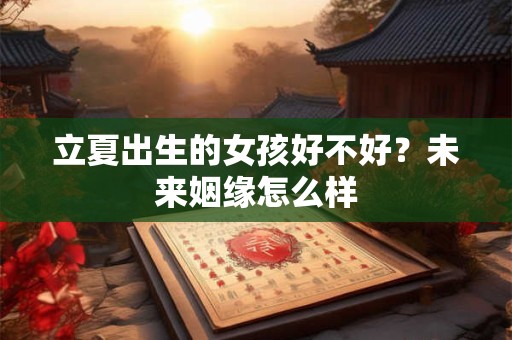 立夏出生的女孩好不好？未来姻缘怎么样