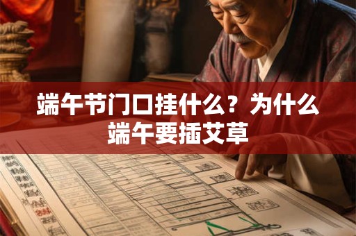 端午节门口挂什么?为什么端午要插艾草 端午节门口挂什么?为什么端午要插艾草