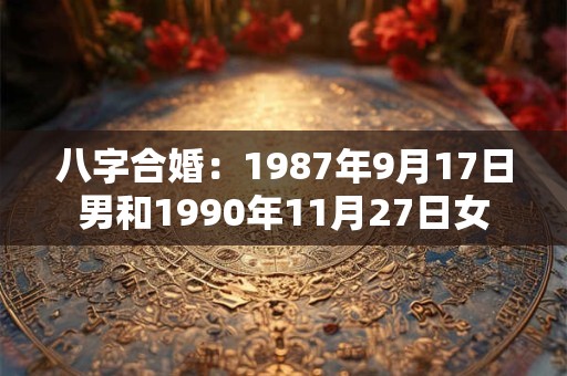 八字合婚：1987年9月17日男和1990年11月27日女