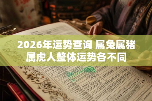 2026年运势查询 属兔属猪属虎人整体运势各不同 2026年运势查询 属兔属猪属虎人整体运势各不同