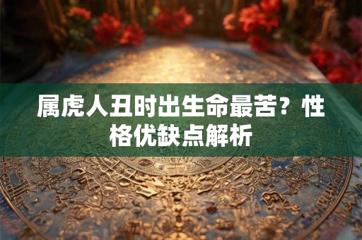 属虎人丑时出生命最苦?性格优缺点解析 属虎人丑时出生命最苦?性格优缺点解析