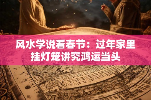 风水学说看春节：过年家里挂灯笼讲究鸿运当头