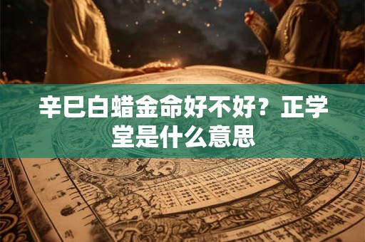 辛巳白蜡金命好不好?正学堂是什么意思 辛巳白蜡金命好不好?正学堂是什么意思
