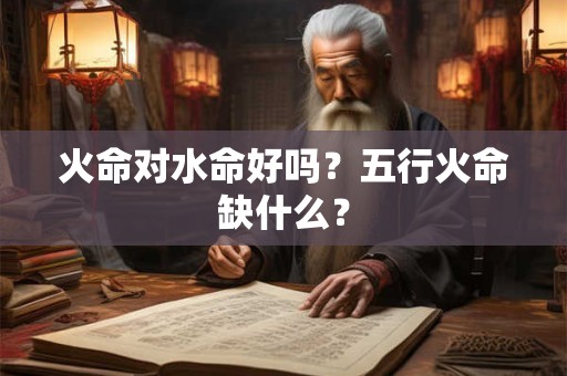 火命对水命好吗?五行火命缺什么? 火命对水命好吗?五行火命缺什么?