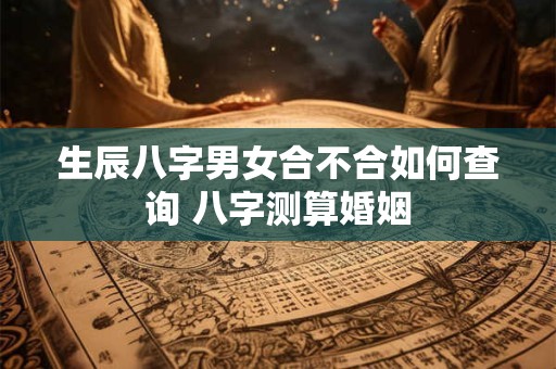 生辰八字男女合不合如何查询 八字测算婚姻