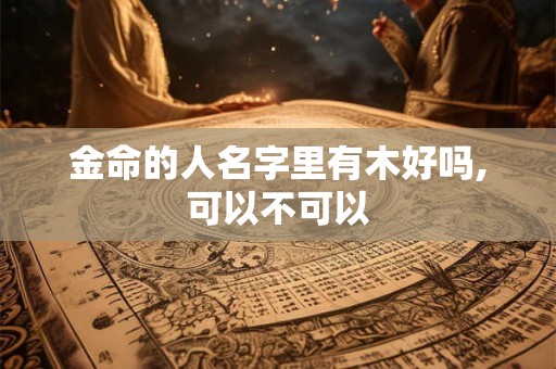金命的人名字里有木好吗,可以不可以