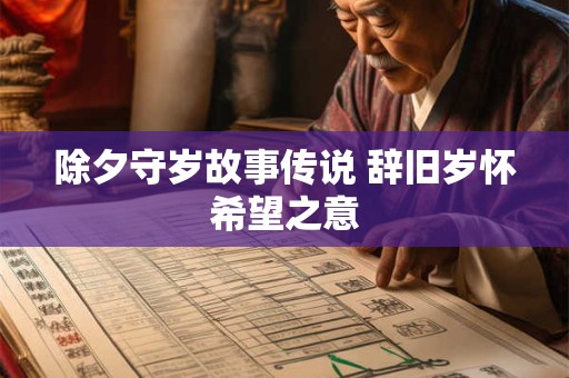 除夕守岁故事传说 辞旧岁怀希望之意 除夕守岁故事传说 辞旧岁怀希望之意