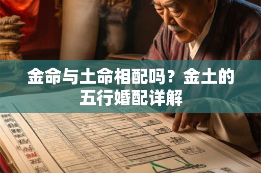 金命与土命相配吗？金土的五行婚配详解