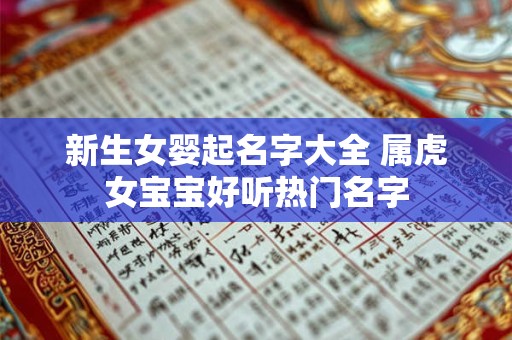 新生女婴起名字大全 属虎女宝宝好听热门名字
