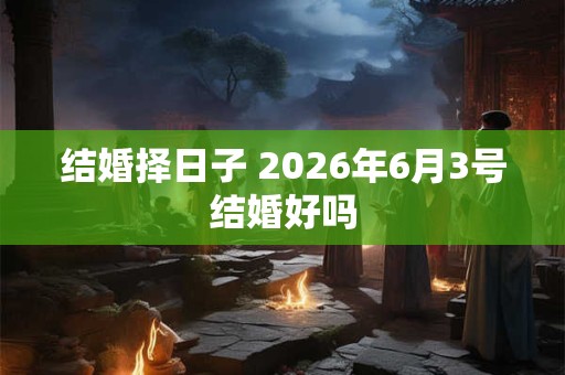 结婚择日子 2026年6月3号结婚好吗 结婚择日子 2026年6月3号结婚好吗