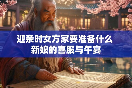 迎亲时女方家要准备什么 新娘的喜服与午宴 迎亲时女方家要准备什么 新娘的喜服与午宴