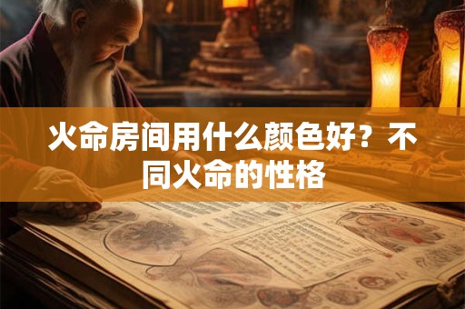 火命房间用什么颜色好？不同火命的性格