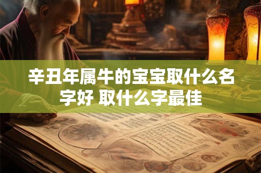 辛丑年属牛的宝宝取什么名字好 取什么字最佳 辛丑年属牛的宝宝取什么名字好 取什么字最佳