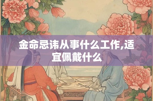 金命忌讳从事什么工作,适宜佩戴什么 金命忌讳从事什么工作,适宜佩戴什么