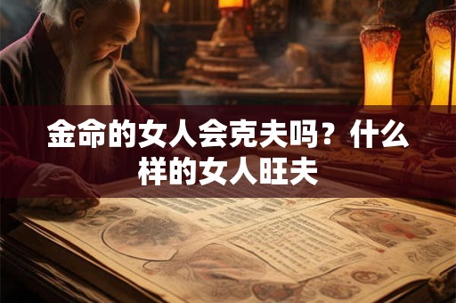 金命的女人会克夫吗？什么样的女人旺夫