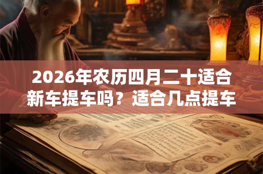 2026年农历四月二十适合新车提车吗？适合几点提车？