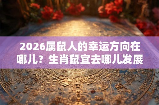 2026属鼠人的幸运方向在哪儿?生肖鼠宜去哪儿发展事业 2026属鼠人的幸运方向在哪儿?生肖鼠宜去哪儿发展事业