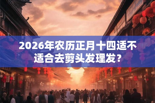 2026年农历正月十四适不适合去剪头发理发? 2026年农历正月十四适不适合去剪头发理发?