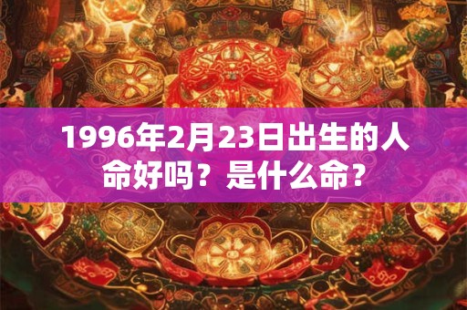 1996年2月23日出生的人命好吗?是什么命? 1996年2月23日出生的人命好吗?是什么命?