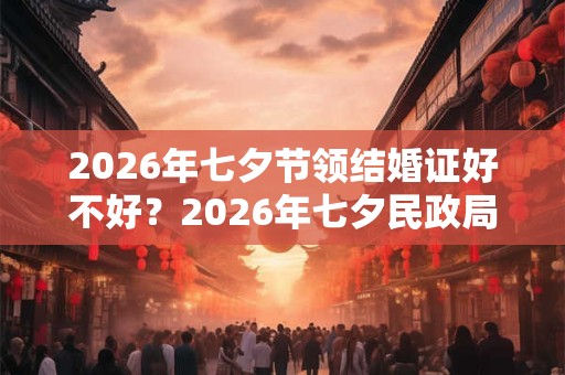 2026年七夕节领结婚证好不好？2026年七夕民政局放假吗？