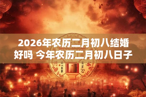 2026年农历二月初八结婚好吗 今年农历二月初八日子好不好