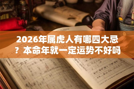 2026年属虎人有哪四大忌?本命年就一定运势不好吗? 2026年属虎人有哪四大忌?本命年就一定运势不好吗?