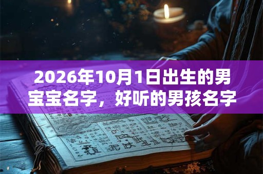 2026年10月1日出生的男宝宝名字，好听的男孩名字推荐