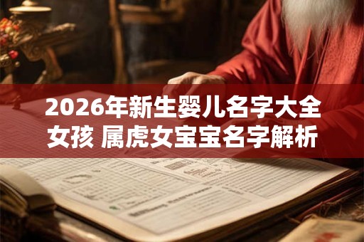 2026年新生婴儿名字大全女孩 属虎女宝宝名字解析 2026年新生婴儿名字大全女孩 属虎女宝宝名字解析