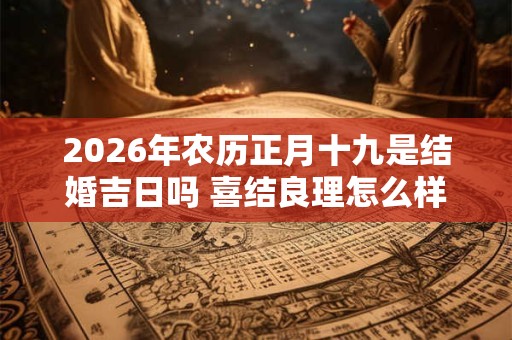 2026年农历正月十九是结婚吉日吗 喜结良理怎么样