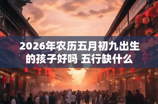 2026年农历五月初九出生的孩子好吗 五行缺什么