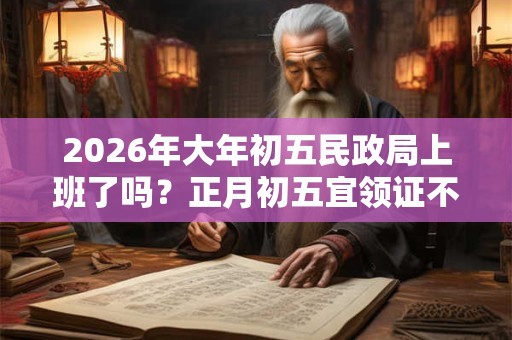 2026年大年初五民政局上班了吗?正月初五宜领证不 2026年大年初五民政局上班了吗?正月初五宜领证不