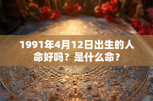 1991年4月12日出生的人命好吗？是什么命？