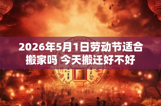 2026年5月1日劳动节适合搬家吗 今天搬迁好不好