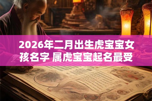 2026年二月出生虎宝宝女孩名字 属虎宝宝起名最受欢迎