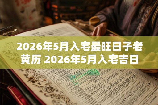 2026年5月入宅最旺日子老黄历 2026年5月入宅吉日 2026年5月入宅最旺日子老黄历 2026年5月入宅吉日