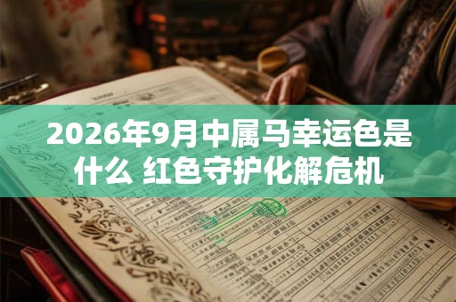 2026年9月中属马幸运色是什么 红色守护化解危机 2026年9月中属马幸运色是什么 红色守护化解危机