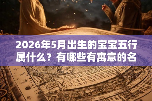 2026年5月出生的宝宝五行属什么？有哪些有寓意的名字？
