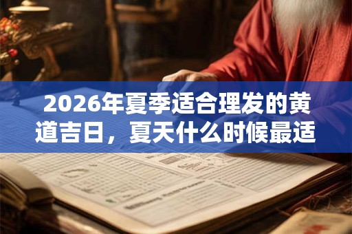 2026年夏季适合理发的黄道吉日，夏天什么时候最适合理发？