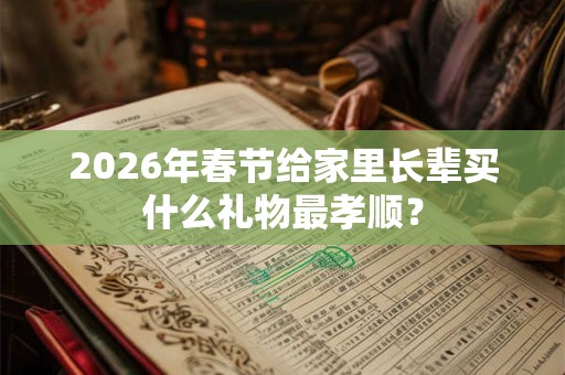 2026年春节给家里长辈买什么礼物最孝顺？