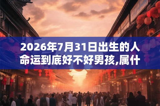 2026年7月31日出生的人命运到底好不好男孩,属什么命 2026年7月31日出生的人命运到底好不好男孩,属什么命