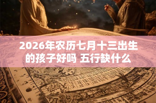 2026年农历七月十三出生的孩子好吗 五行缺什么 2026年农历七月十三出生的孩子好吗 五行缺什么