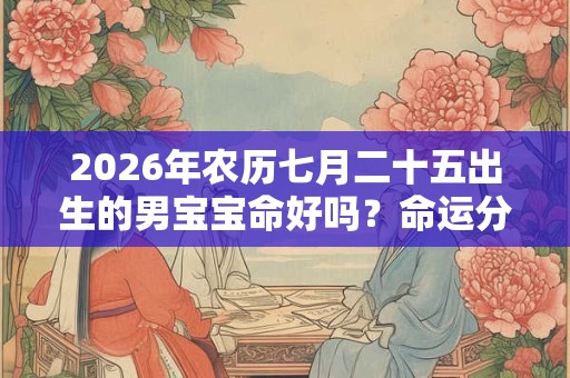 2026年农历七月二十五出生的男宝宝命好吗?命运分析 2026年农历七月二十五出生的男宝宝命好吗?命运分析