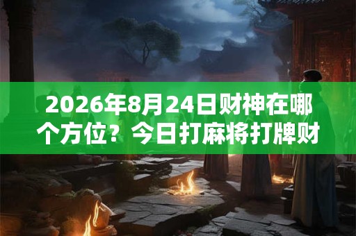 2026年8月24日财神在哪个方位?今日打麻将打牌财神方位 2026年8月24日财神在哪个方位?今日打麻将打牌财神方位