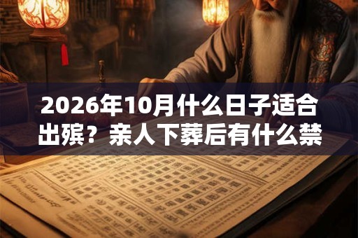2026年10月什么日子适合出殡？亲人下葬后有什么禁忌