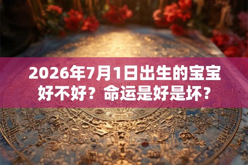2026年7月1日出生的宝宝好不好?命运是好是坏? 2026年7月1日出生的宝宝好不好?命运是好是坏?