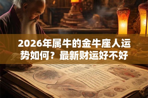 2026年属牛的金牛座人运势如何？最新财运好不好