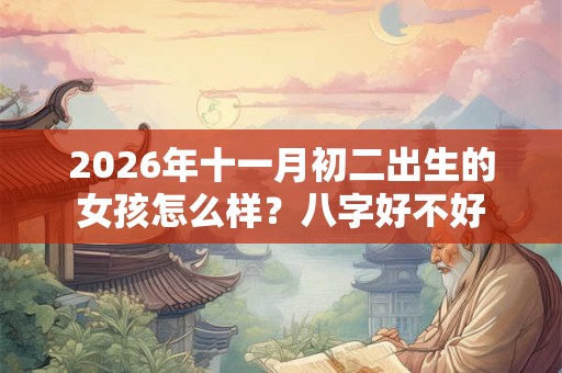 2026年十一月初二出生的女孩怎么样？八字好不好